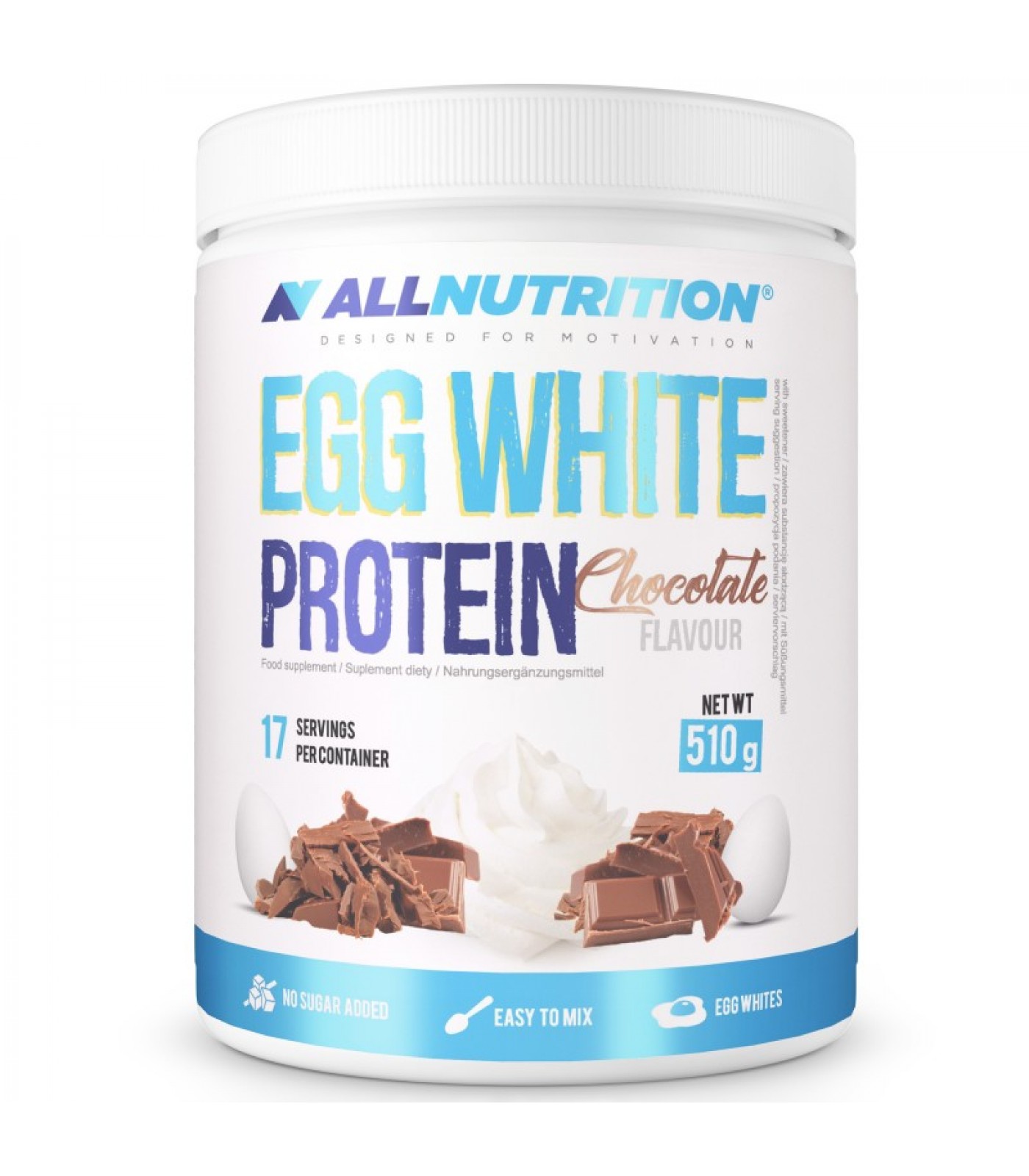 Allnutrition Egg White Protein - Яйчен Протеин / 510g